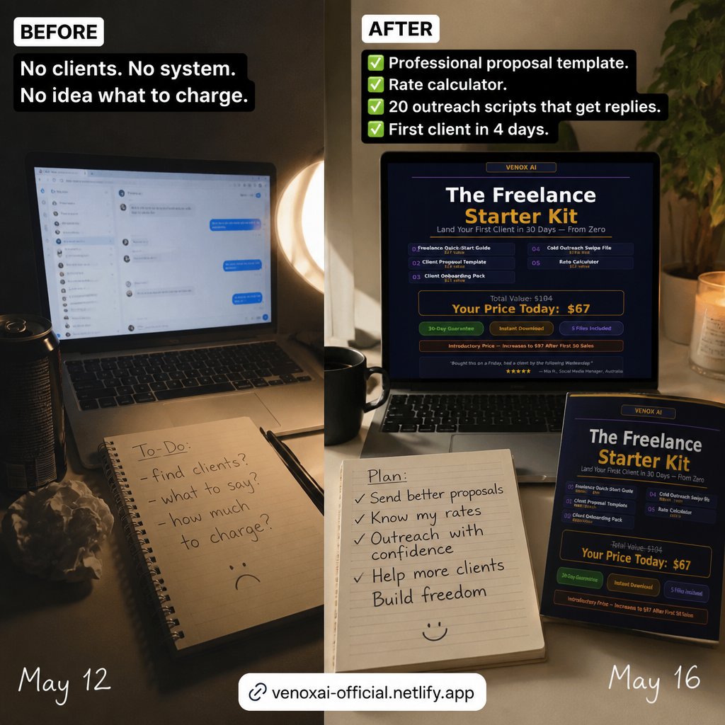 The Freelance Starter Kit — Land your first client